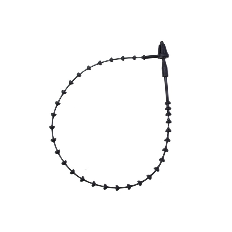 Wealrit 2000 Pcs 5.5" Plastic Zip Ties Adjustable Beaded Loop