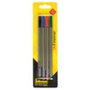 Idena 516186 Fineliner Pens Width 0.4 mm Pack of 4