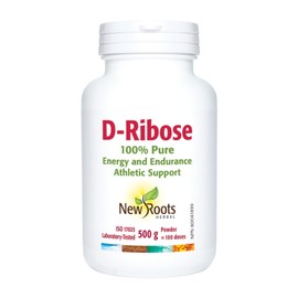 NEW ROOTS HERBAL New Roots Herbal D-Ribose Powder 500g, 100 Servings - D-Ribose for Energy, Stamina & Performance - Supports ATP Production, Endurance and Athletic - Gluten-Free & Non-GMO - Ideal for Active Lifestyles