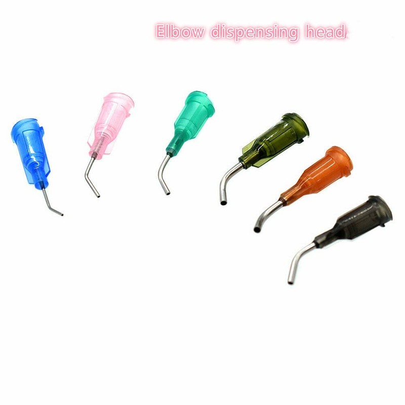 10Pcs Mixed Blunt Tip Dispensing Needles Pre-Bent Needle Tips14G-27G for