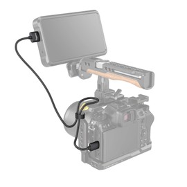 SMALLRIG C to A Cable, Ultra Thin Cable 55cm/1.8Ft, Super Flexible Slim High Speed 4K 60Hz HDR 2.0, Fits for Sony HDR-XR50, for Nikon Z6 Z7 for Canon EOS RP, EOS R - 3041