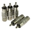 E-outstanding 5PCS RCA Male to F-Type Female Coax Coaxial Cable