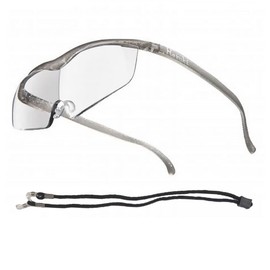 Hazuki Loupe Large 1.85x Clear Lens (9 Colors in Total) with Neck Hanging Strap (Titanium), Birthday Gift
