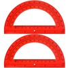 EBOOT Plastic Protractor Math Protractors 180 Degrees, 6 Inch, Pack