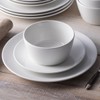 Noritake WoW Swirl 12-Piece Coupe Set in White