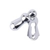 Dart Plain Bell Covered Escutcheon - Polished Chrome