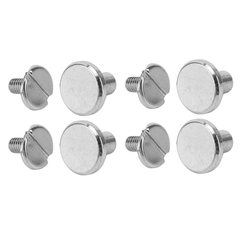 120 Sets Book Binding Screw 9x8mm Uniform Coating Color Lasting