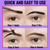 Easy Peel Off Eyebrow Gel, Tattoo Eyebrow Gel Easy Peel