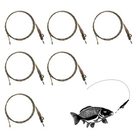 KUHAWL 6 Pieces Fishing Tackle Connections 25 Inch Chod Rig Leader Helicopter Chod Fishing Rig Leader Accessories Fishing Gear Carp Fishing Accessories for Freshwater Saltwater