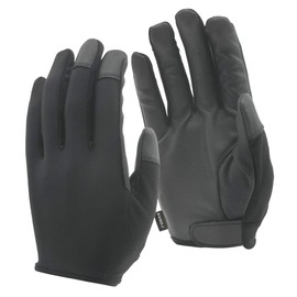 Otafuku Gloves Synthetic Leather Gloves Hoover [Synthetic Leather Upper Stretch Material, Short Length] FB-64 Black M