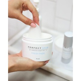 PERFECT SKIN BY CHRISTIE KIDD PERFECT SKIN by Christie Kidd PA-C Fresh Pads C BHA Salicylic Acid Acne Treatment Pads with Niacinamide, Willow Bark & Witch Hazel C Reduces Blemishes, Tightens Pores, Brightens Skin - 60Pads