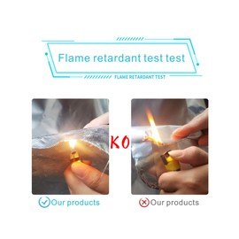 12'' X 48''Aluminized Heat Shield Mat Thermal Barrier Adhesive Backed Heat Blanket, Fiberglass Insulation Reflective Material High Temp Protection