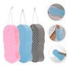 Gatuida 3pcs Bathing Sponges Soft Body Scrubbers for Gentle Exfoliation