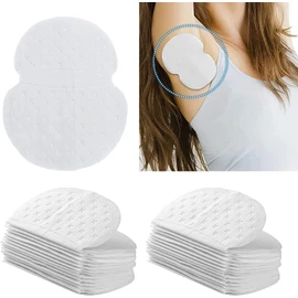 Bluemega axila Pegatinas 100 Almohadillas Para El Sudor De Las Axilas, Grandes Autoadhesivas, Almohadillas Dulces Para Las Axilas, Almohadillas Desechables Para Absorber El Sudor