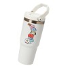 Termo Alto Acero Inoxidable Bts Peluches Kpop 900 Ml Blanco