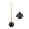 Rubber Toilet Plunger 24 PCS, Double Thrust Force Cup, Heavy