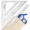 WORKPRO Try Square 300 mm & Triangular Carpenter's Square 180