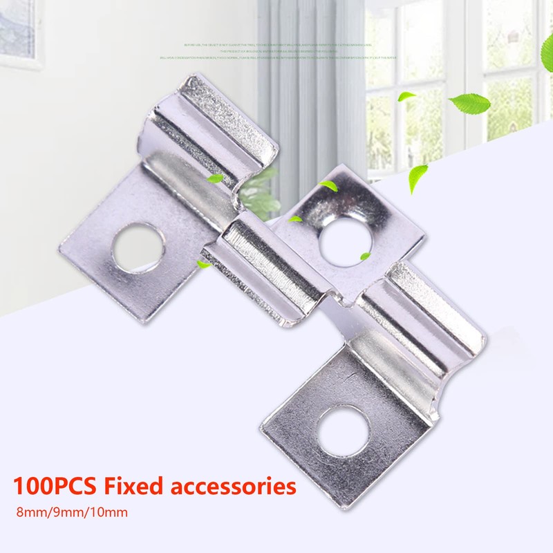 jackfru WPC Clips, 100 Pieces, Patio Clips, WPC Plank Mounting