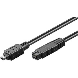 Firewire Cable, IEEE 1394B Cable 9-Pin Male to 1394 A 4-pin male/1 m