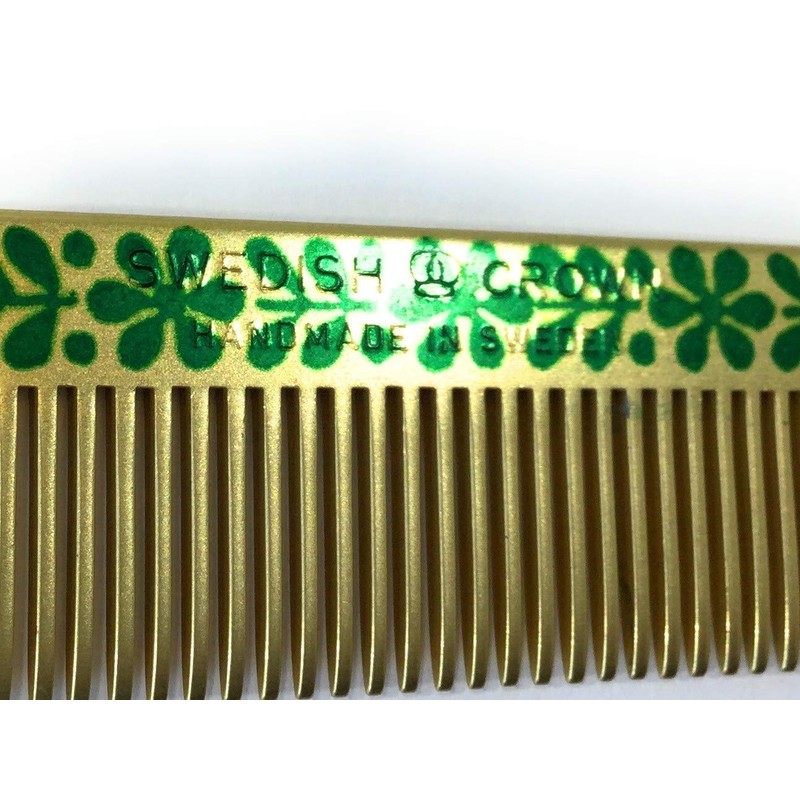 Swedish Crown 2252-3 Aluminium Comb Professional Handle Curling Comb 21