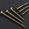 Wensilon #10 * 4" Deck Screws, (106pcs) 2 lbs.Exterior Wood