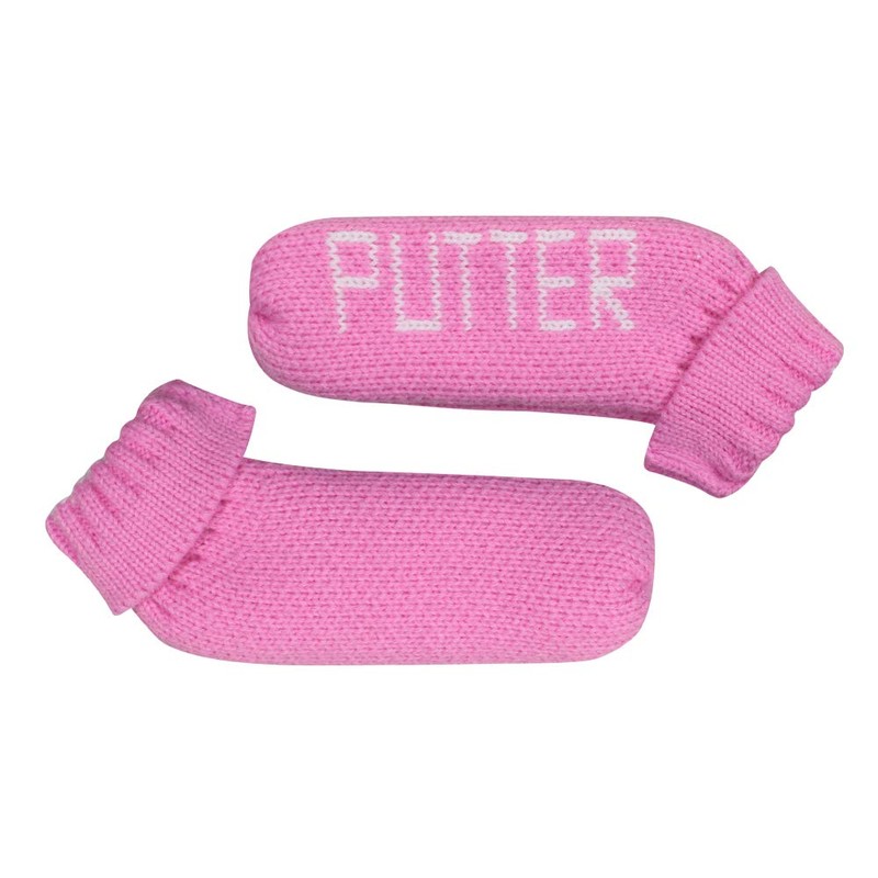 Pink Golf Blade Putter Cover,1 Piece in Pack, Double Layers