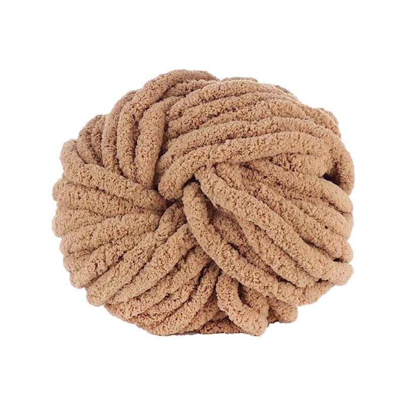 Yarn Chenille,Soft Velvet Yarn - Thick Yarn for Knitting, Chunky