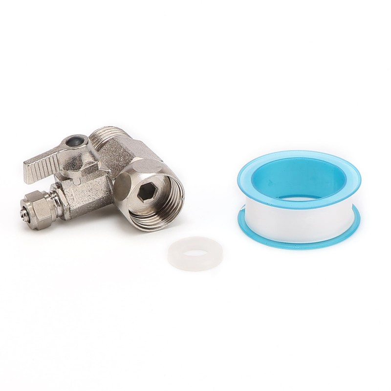 Unxuey RO Feed Water Adapter 1/2PT Thread to 1/4inch Water