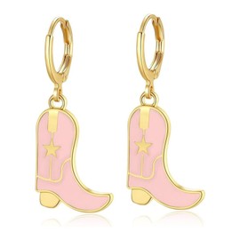 Cowgirl Earrings for Women Western Earrings Cowboy Hat Boot Howdy Dangle Earring Country Concern Outfits Dress Accessories