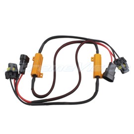 XtremeVision® LED Anti Flicker Resistor Decoder Plug and Play Error Free (1 Pair) - 9006/9005 / 9012 / H10