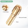 M METERXITY 10-Pack Brass Drill Chuck, 1/25 Inch/ 1 mm