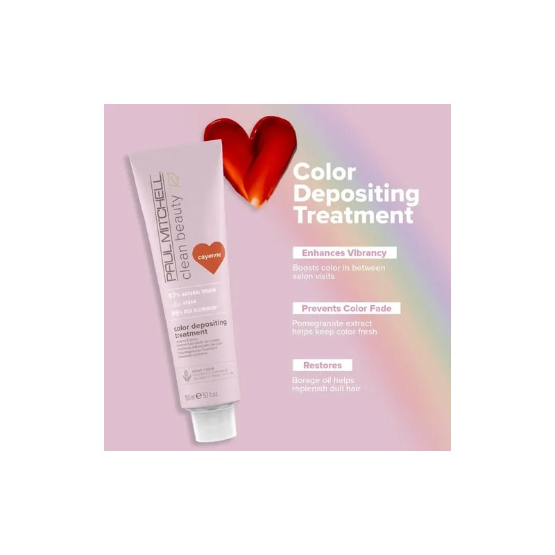 Tratamiento De Color Clean Beauty De Paul Mitchell Para Refr