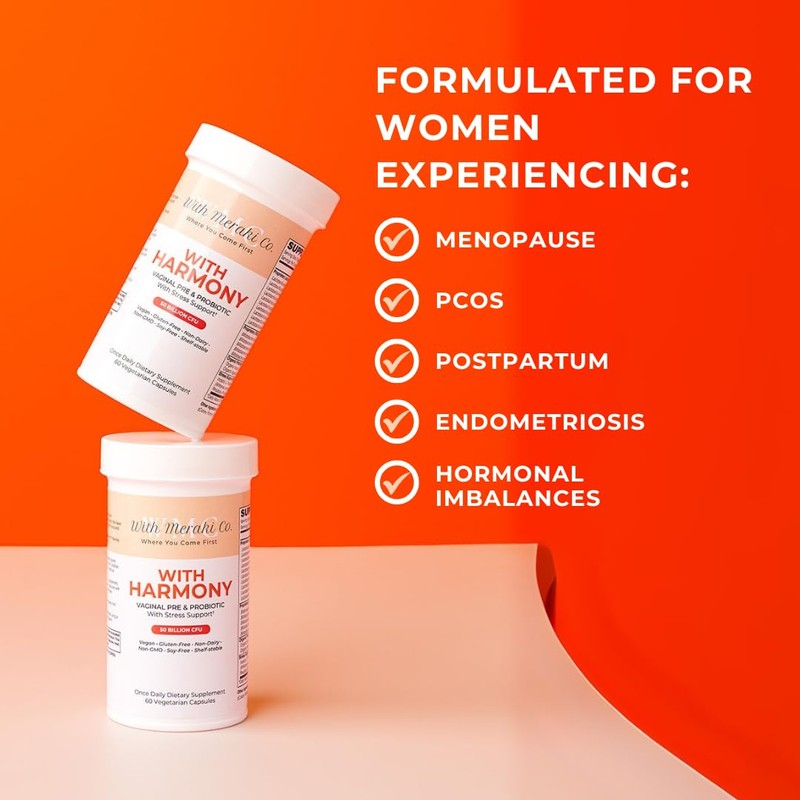 with Harmony Pre/Probiotic with Vaginal and Hormonal Support