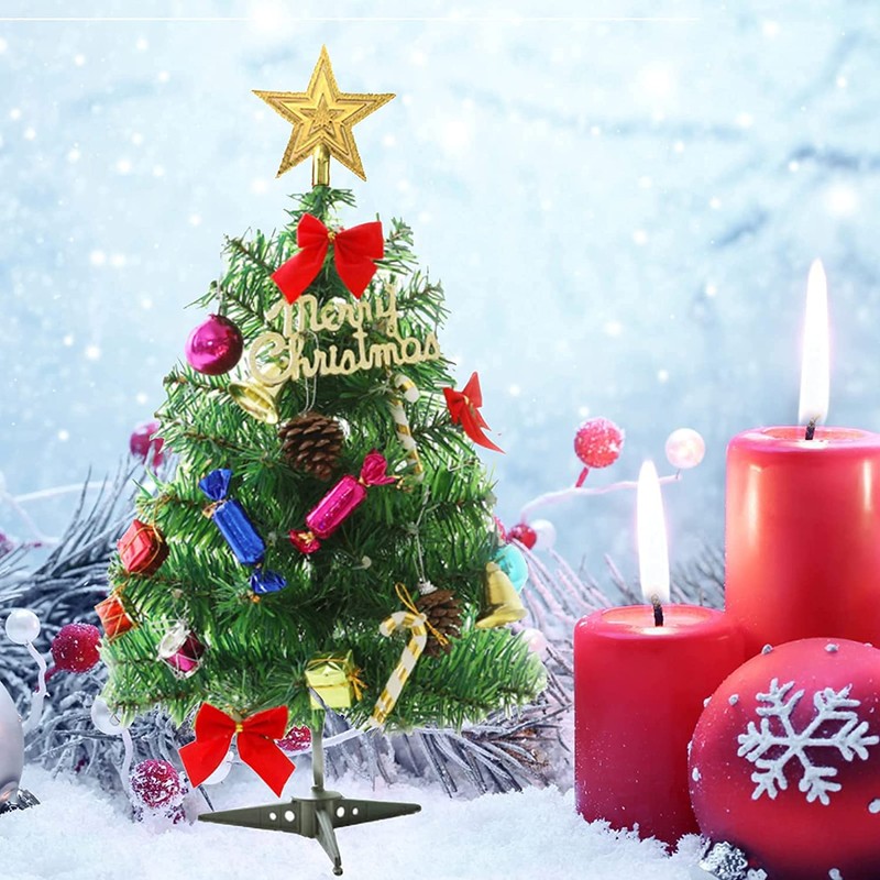 Mini Christmas Tree, LE&D 30 cm Mini Christmas Tree with,