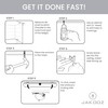Jakooz Rollup Shower Curtain for Bathroom. Waterproof, 100% PEVA, Heavy