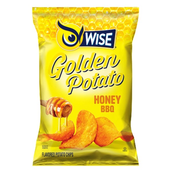 Wise Foods Honey BBQ Potato Chips, 3-Pack