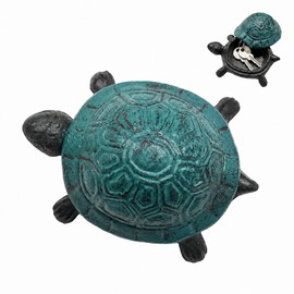Hide a Key Turtle, Cast Iron Outdoor Spare Key Holder