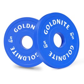 Change Plates 5LB Set Rubber Coated Fractional Weight Plates Olympic Bumper Plates - Barbell Weights for Strength Training, CrossFit, Home Gym Workouts Powerlifting