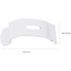 Zodazoqa 10 Pieces Vertical Blind Top Fix Brackets for Wide