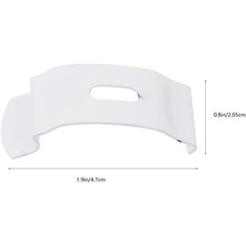Zodazoqa 10 Pieces Vertical Blind Top Fix Brackets for Wide Bodied Track Systems Professional Quality Adjustable Mounting Hardware for Easy Installation and Secure Support Fit-38mm Head Rail