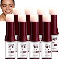 Bálsamo multiusos de calcio en barra, crema antiarrugas antienvejecimiento, barra de colágeno para rostro, ojos, cuello y labios, suero hidratante y reafirmante para el cuidado de la piel. (8PCS)
