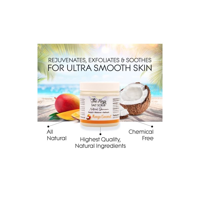 The Keys - Exfoliante para sal, 3 Pack 3.4 oz