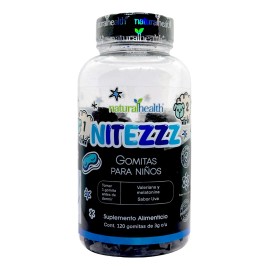 Nitezzz 120 Gomitas Para Niños Uva Natural Health
