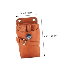 FOMIYES Scissor Bag for Hairdresser Barber Waist Pouch Hair Styling Tools Organizer Scissor Holder