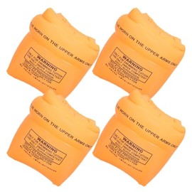 Kisangel Beginner's Swimming Aid 4pcs Arm Floaties Inflatable Swim Armbands Floating Ring for Pool Beach and Leisure
