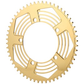 BOLANY Folding Bike 56T Chainring Road Bike Positive Negative Teeth Single ChainringGold