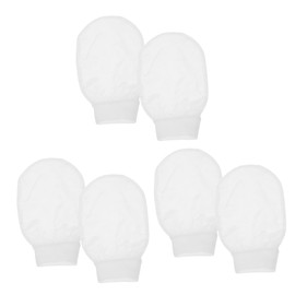 FRCOLOR 3sets Skin Scrubbing Mitts Exfoliating Gloves Bath Mittens for Shower Brush Scrub 2pcs*3