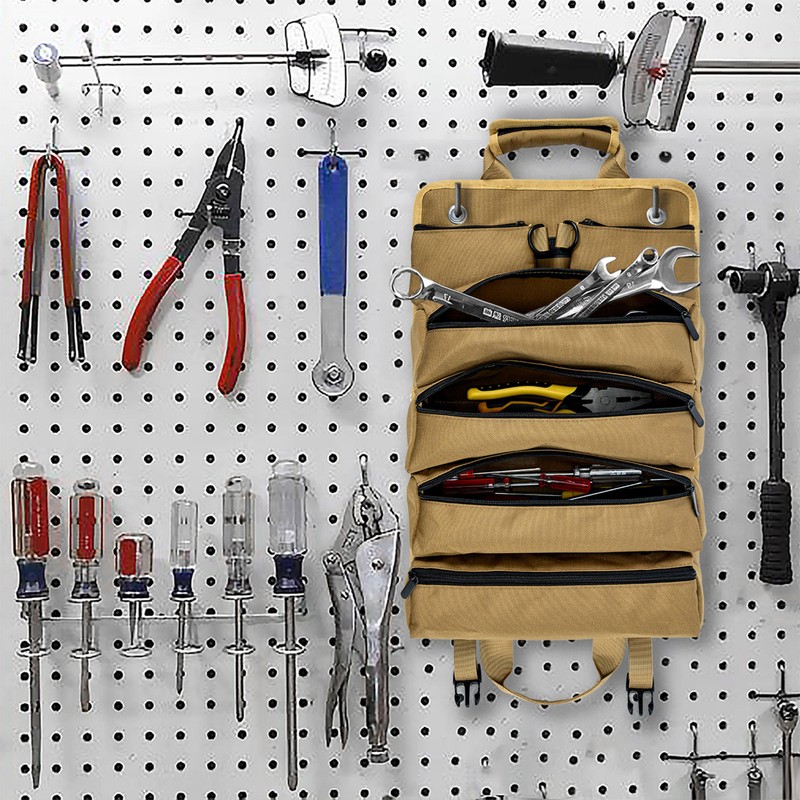 Fsiomo Tool Roll, Heavy Duty Tools Organizer, roll up tool