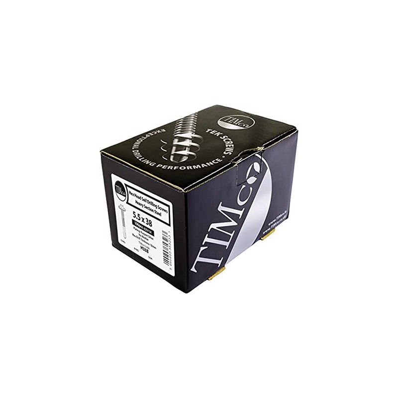TIMco H38B No.5 Hex Head Self-Drilling Screw 5.5 x 38
