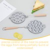 Cookie Presser,Walnut Cookie Baking Pan,Wood Handle Bakeware,Bakeware Mold,Egg Waffle Machine